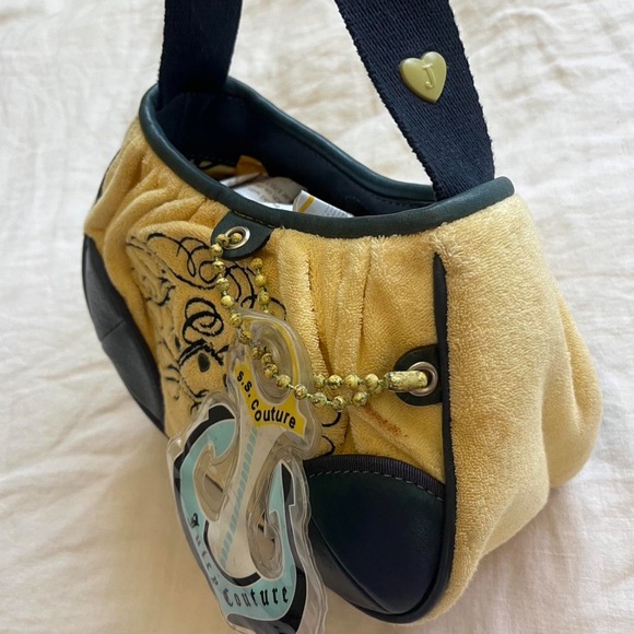 Juicy Couture Handbags - Juicy Couture Yellow and navy Women's Bag (vintage)